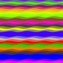 Stripe Wave Vector Colorful Background Pattern Illustration