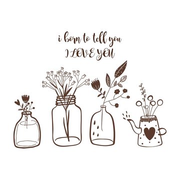 Potted Plants for your design template, icon, gift card