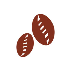 coffee grain seed silhouette style icon