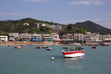 boats in bay