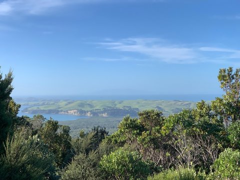 View Of A Small Inlet From A Hill