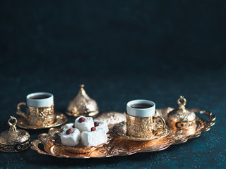 Turkish delight and turkish coffee