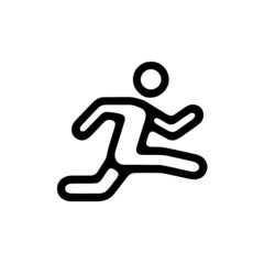 jump icon design vector