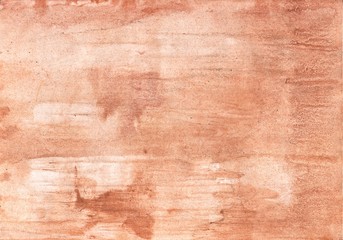 Light brown watercolor background. Abstract painting texture