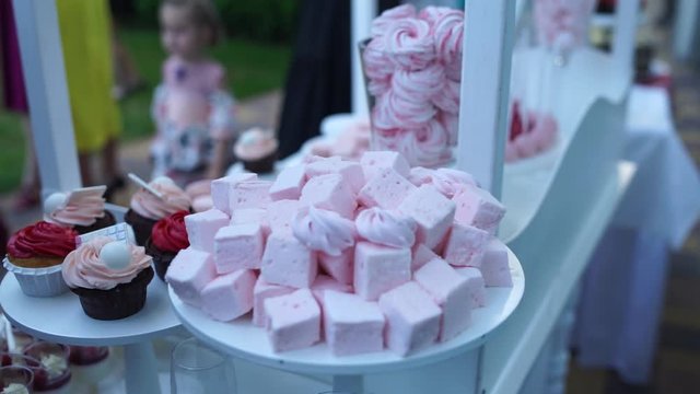 candy bar outdoors in summer