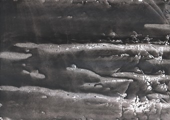 Black-gray abstraction. Abstract painting background. Watercolor texture
