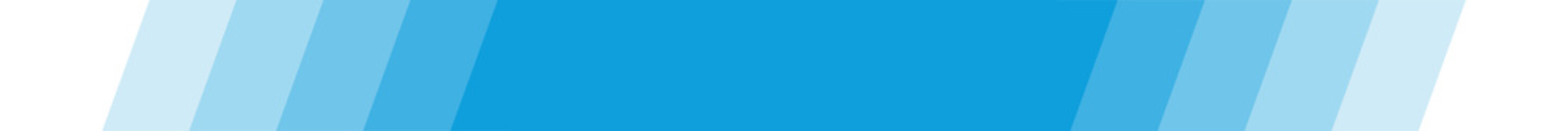 Breiter blauer Steifen als Banner mit diagonalem Rand links und rechts