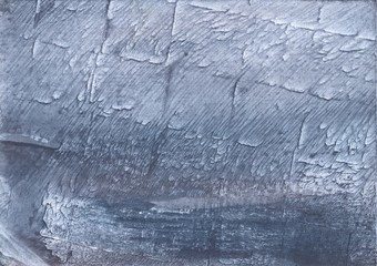 Gray-blue abstraction. Abstract watercolor background. Painting texture