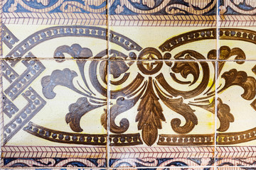 Great for textures Andalusia style wall Azulejos tiles background