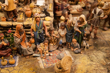 plaster figures representing the belen