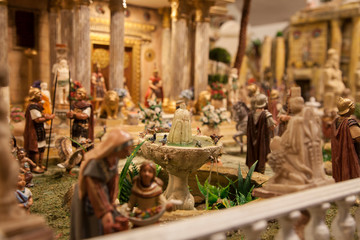 plaster figures representing the belen