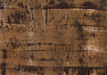 Abstract brown striped art. Painting background. Abstract texture