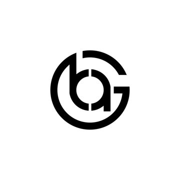 Initial GB Logo Design, GBA Letter vector
