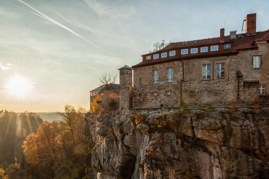 Burg Hohnstein im Elbsandsteingebirge
