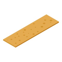 Chips potato bar icon. Isometric of chips potato bar vector icon for web design isolated on white background