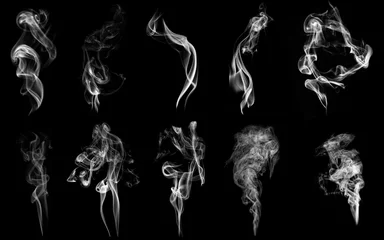 Fotobehang Er wordt een grote hoeveelheid rook genomen met veel opties beschikbaar in verschillende grafische afbeeldingen © saran25