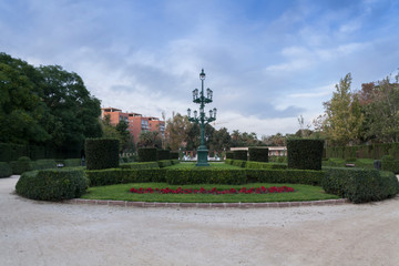 Fototapeta na wymiar gardens with flowers and plants