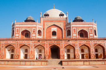 Fototapeta na wymiar Humayun's tomb is the tomb of the Mughal Emperor Humayun.