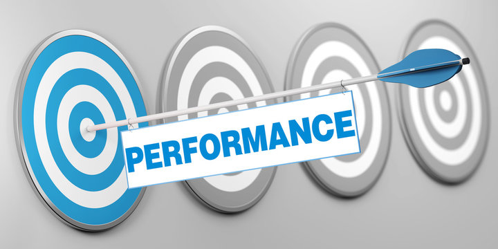 Performance / Leistung auf Zielscheibe