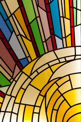 Multicolor stain-glass wallpaper background