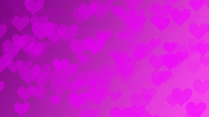 Beautiful hearts texture. Romantic background