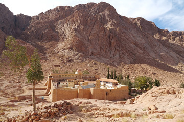 Saint Catherines Monastery in Sinai peninsula in Egypt