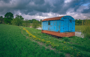 Obraz premium Sunrise on river