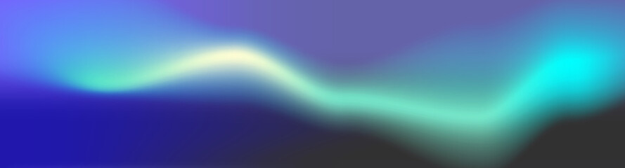 Panorama. Modern abstract background with color vibrant gradient shapes. Trendy design template for banners, flyers, covers, presentations, identity, landing pages, websites. Vector illustration. 