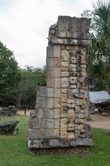 Chichen Itza archaeological site. Art of ancient maya civilization. Travel photo or wallpaper. Yucatan. Mexico.