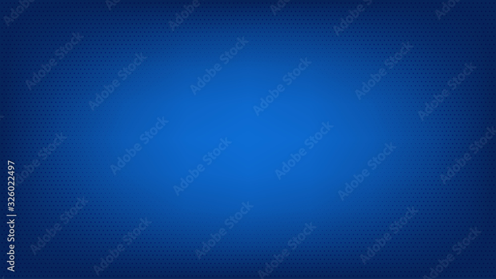 Poster abstract background cartoon style. gradient halftone pattern. blue background with dots. retro comic
