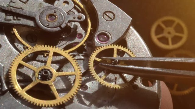 Instaling a gear, part of mechanism