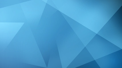 Obraz premium Creative Blue Abstract Triangle Background