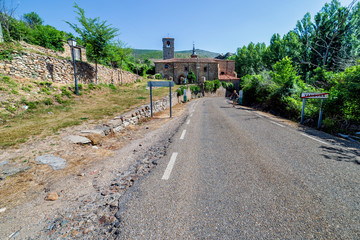 Ermita en Yanguas. Soria. España. Europa.
