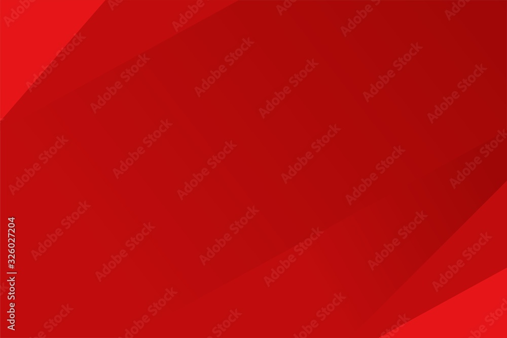 Poster Simple Soft Geometric Background with Red Color Design Template Vector