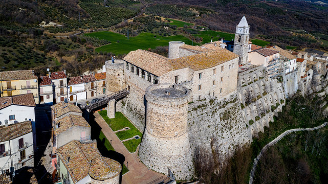 Castello di Civitacampomarano Stock Photo | Adobe Stock