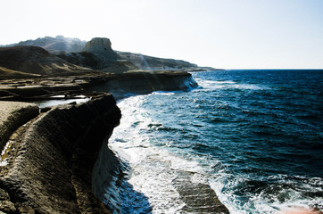 Sea and Rocks Gozo Malta