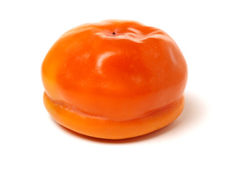 persimmon on a white background