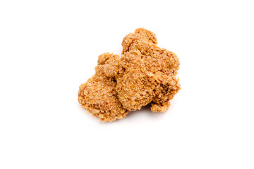 Fried chicken isolated on white background