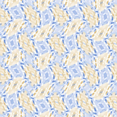 Obraz premium Abstract color checkered background of geometric curved shapes.