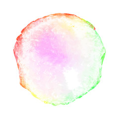 Colorful watercolor on white background