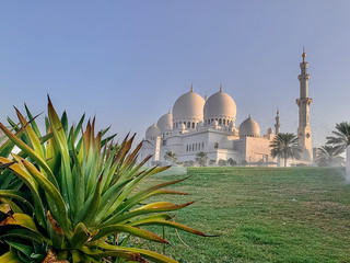 sheikh zayed grand mosque in abu dhabi