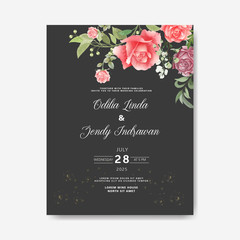 beautiful greenery wedding invitation templates