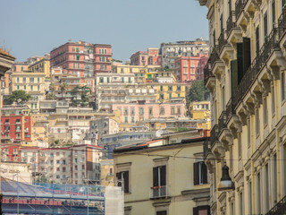 Fototapeta na wymiar Neapel Altstadt und Sehenswürdigkeiten