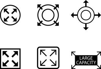 large capacity icon