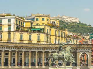 Naklejka premium Neapel Piazza del Plebiscito