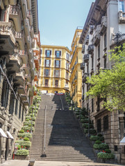 Fototapeta na wymiar Neapel Altstadt und Sehenswürdigkeiten