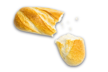 Delicious fresh baguette