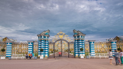 The Golden Gate timelapse . Pushkin Tsarskoye Selo