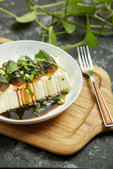 Tofu with Preserved Eggs