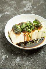Tofu with Preserved Eggs
